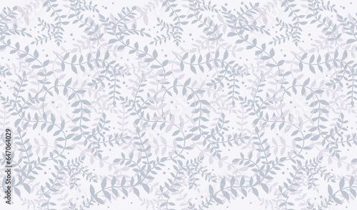Vector Seamless Floral Pattern Illustration. Horizontally And Vertically Repeatable.