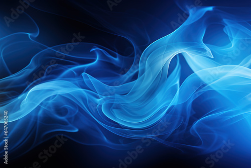 Blue smoke background