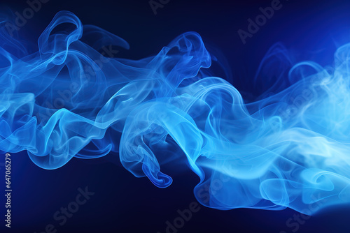 Blue smoke background