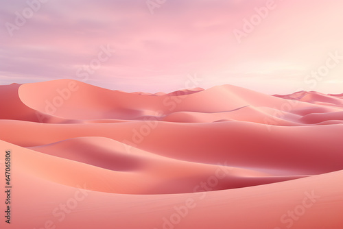 Pink desert