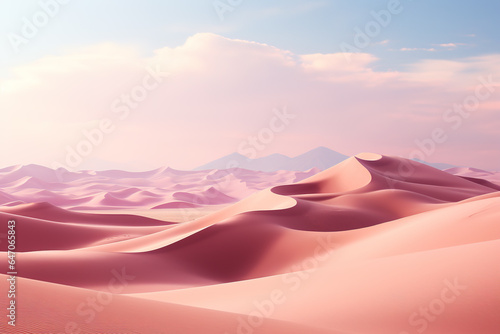 Pink desert