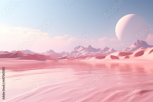 Pink desert