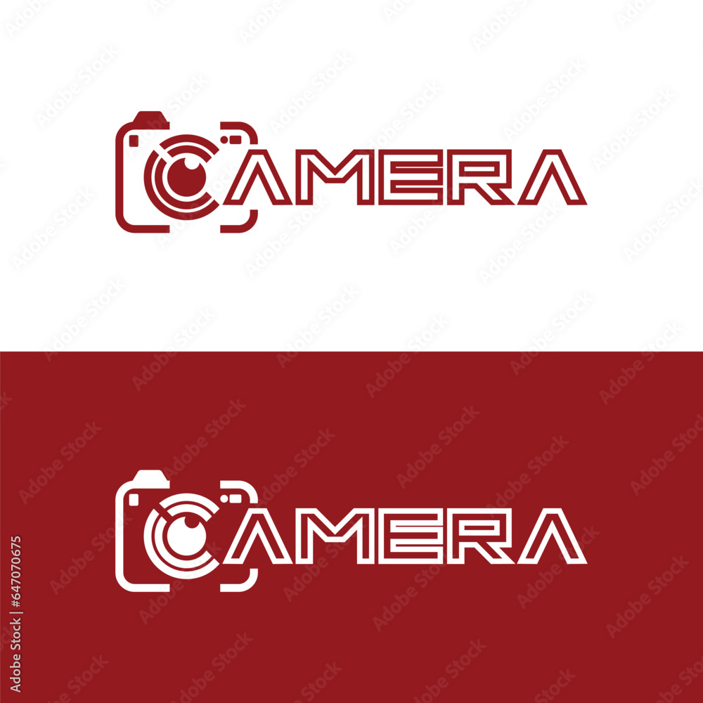 letter c with camera logo design vector illustration template letter c with camera logo design vector illustration template
