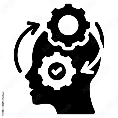 Interpretation Glyph Icon