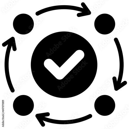 Methodology Glyph Icon