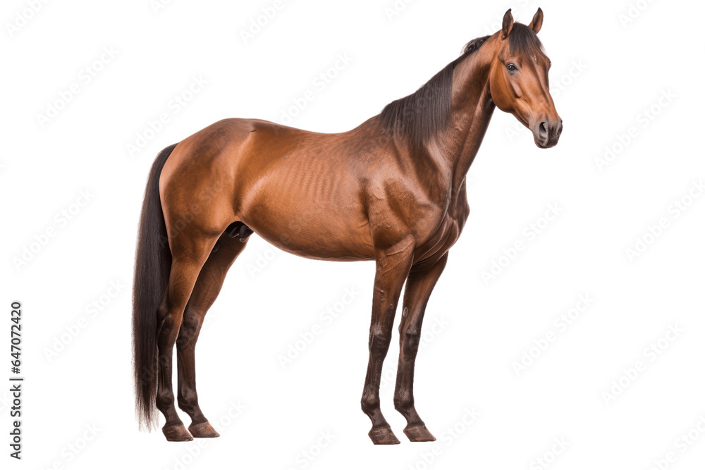 Arabian horse isolated on transparent background. Arabian horse isolated on transparent background.