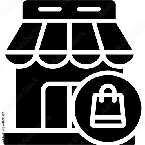 Retail Stores Glyph Icon