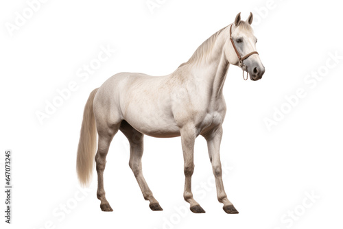 Lusitano horse isolated on transparent background.