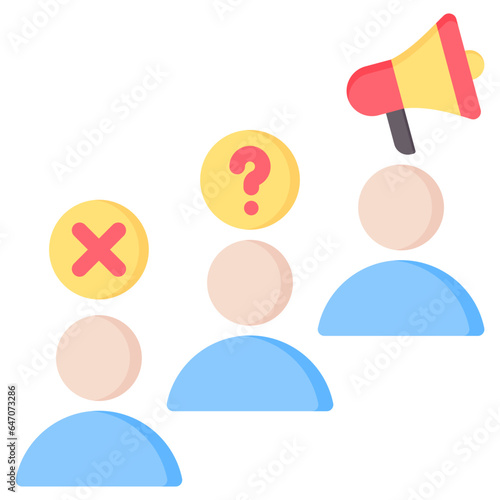 Net Promoter Score Flat Icon