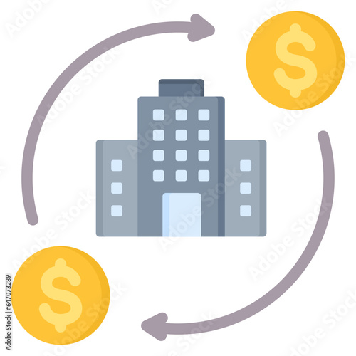 Return On Assets Flat Icon