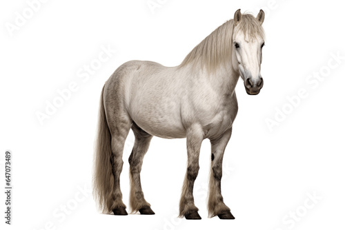 Welsh Pony isolated on transparent background. © Jeff
