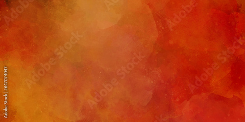 Red and yellow texture vintage retro grunge concerete wall backdrop background. ornage rough smooth paint pattern texture.