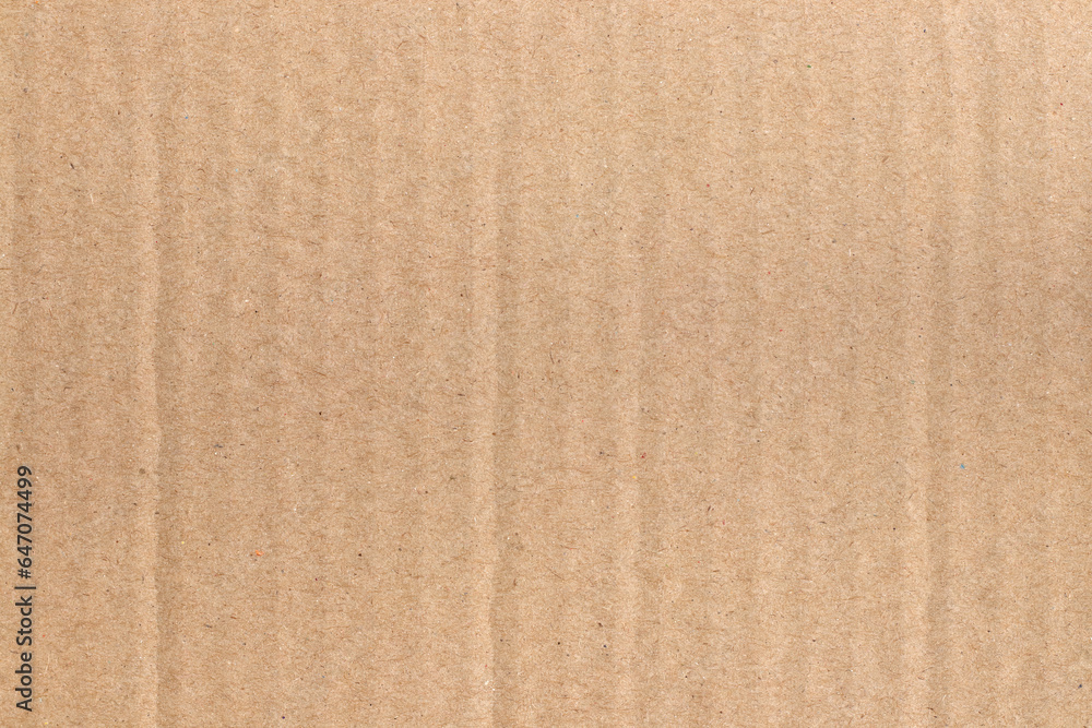 Fototapeta premium Brown cardboard sheet abstract background, texture of recycle paper box in old vintage pattern for design art work.