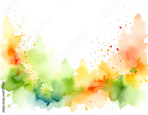 Early autumn Abstract background with the image of autumn leaves beginning to change color