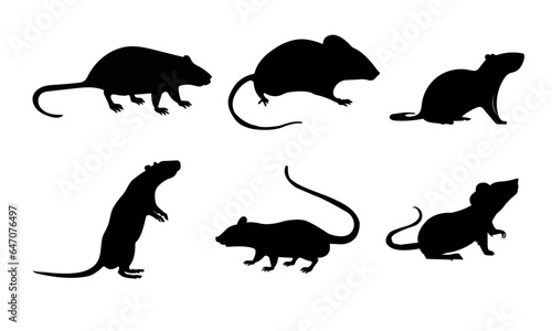 RAT SILHOUTES sheet
