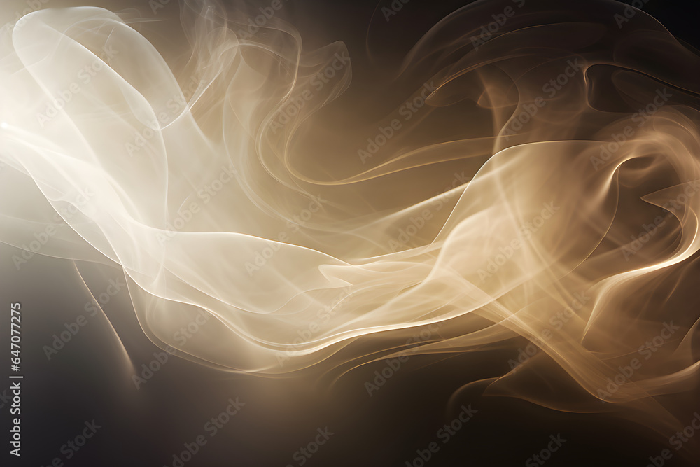 Beautiful abstract light background with puffs of ivory smoke with interesting dramatic backlighting Beautiful abstract light background with puffs of ivory smoke with interesting dramatic backlighting