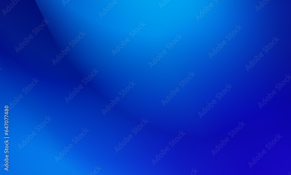 blue round curves waves with motion blurred defocused abstract background