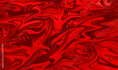 red liquid oil brush painting splash style abstract background