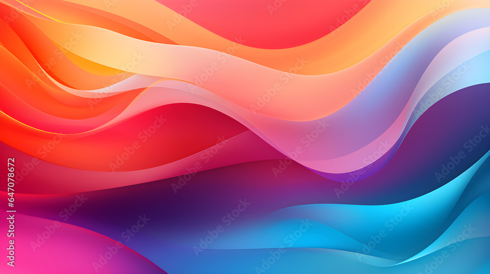 Obraz premium The ultrasharp, vividly colorful, web-like design featured a seamless