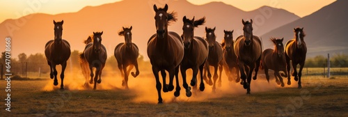 A Group Of Horses Running Through A Field Horse Breeds, Running Dynamics, Herd Behavior, Animal Physiology, Strength Endurance, Pasture Management, Training, Diet