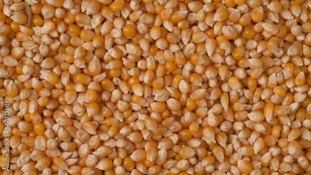 Closeup shot of many dried yellow corn seeds background. Advertising area, wallpaper template. Closeup shot of many dried yellow corn seeds background. Advertising area, wallpaper template.