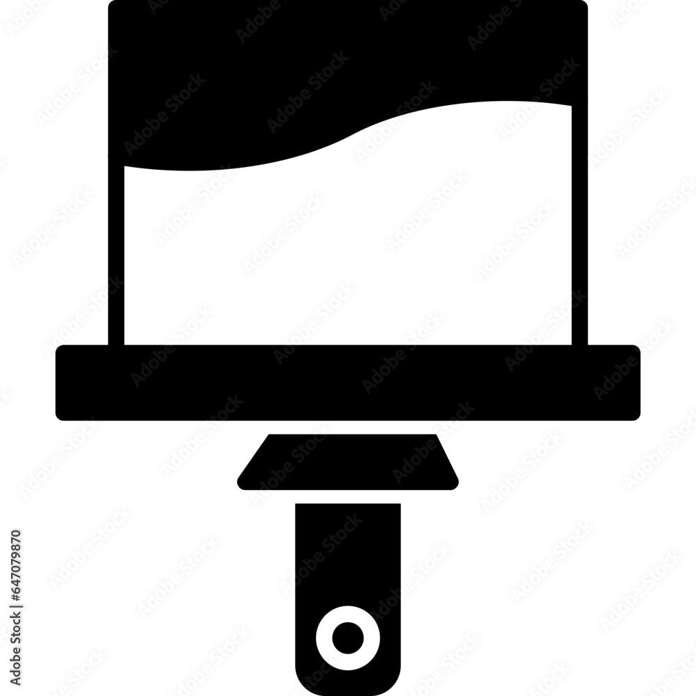 Fototapeta premium Brush Icon