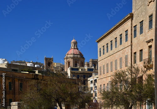 Panorama of the Old Town of Valletta, the Capital of Malta