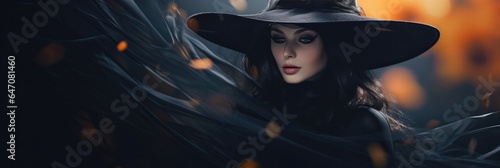 A Woman Wearing A Witches Hat And Black Dress Witch Fashion, Female Empowerment, Nature Vs Nurture, Accessibility Of Halloween Costumes, Women In Occult Practices, Halloween Template