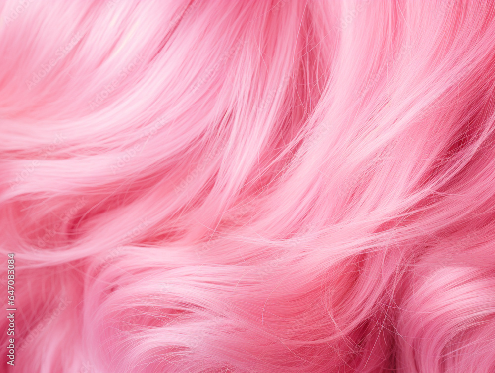 A Closed-Up Shot of Beautiful Pink Hair A Closed-Up Shot of Beautiful Pink Hair
