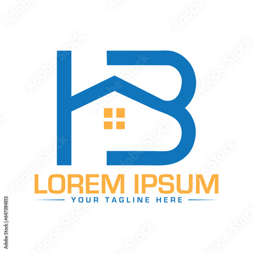 HB creative and unique logo design