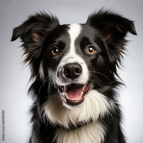 cute border collie dog © avivmuzi