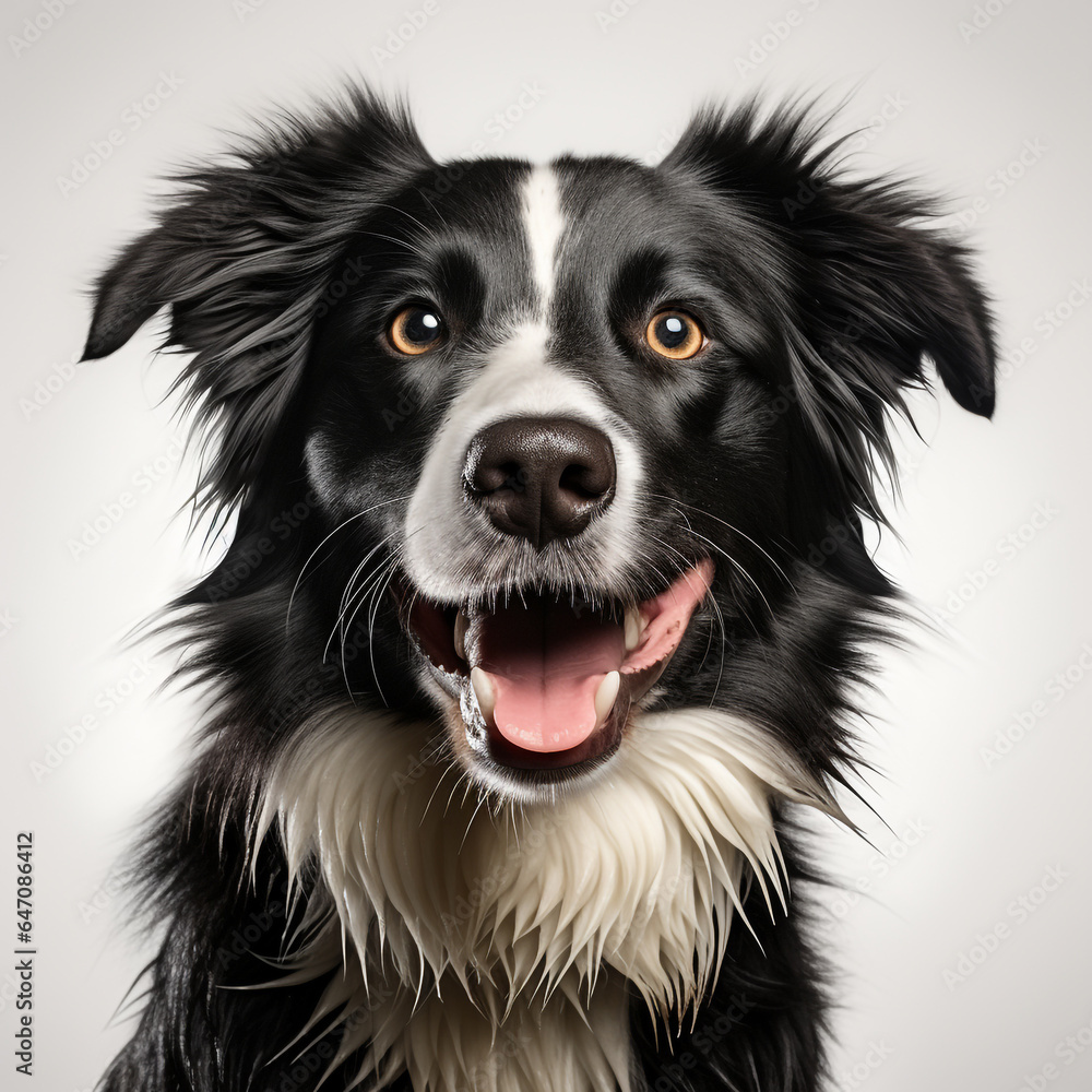 Fototapeta premium cute border collie dog