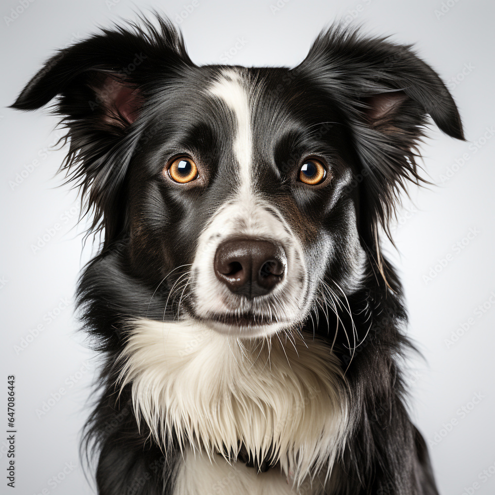 cute border collie dog