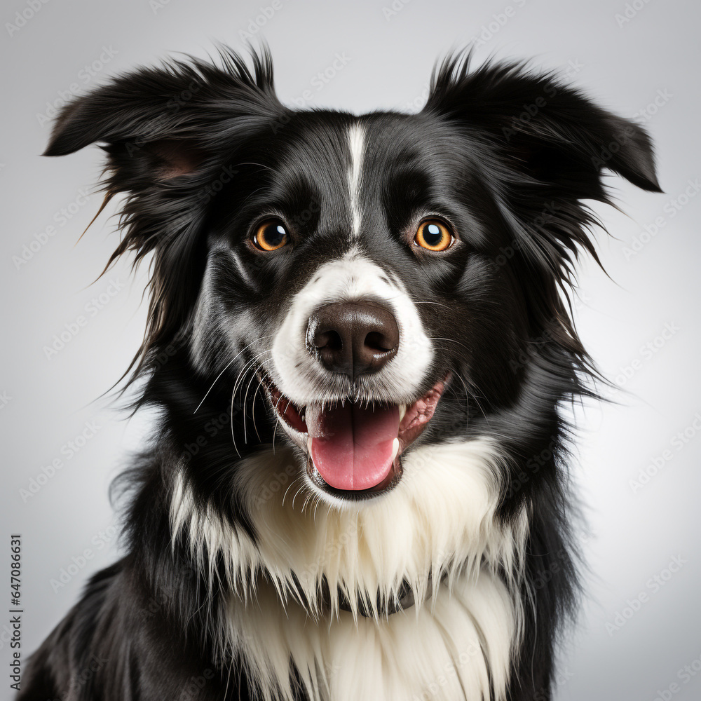 Fototapeta premium cute border collie dog