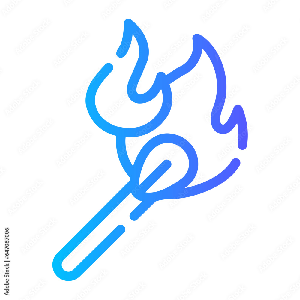 Fototapeta premium matches Line Gradient Icon