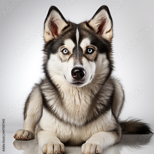 Cute Siberian Husky Dog