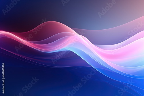 Wavy pink and blue abstract background