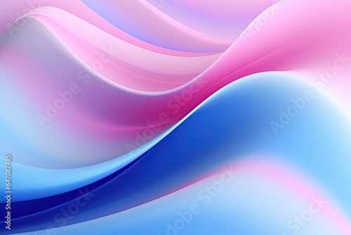 Wavy pink and blue abstract background