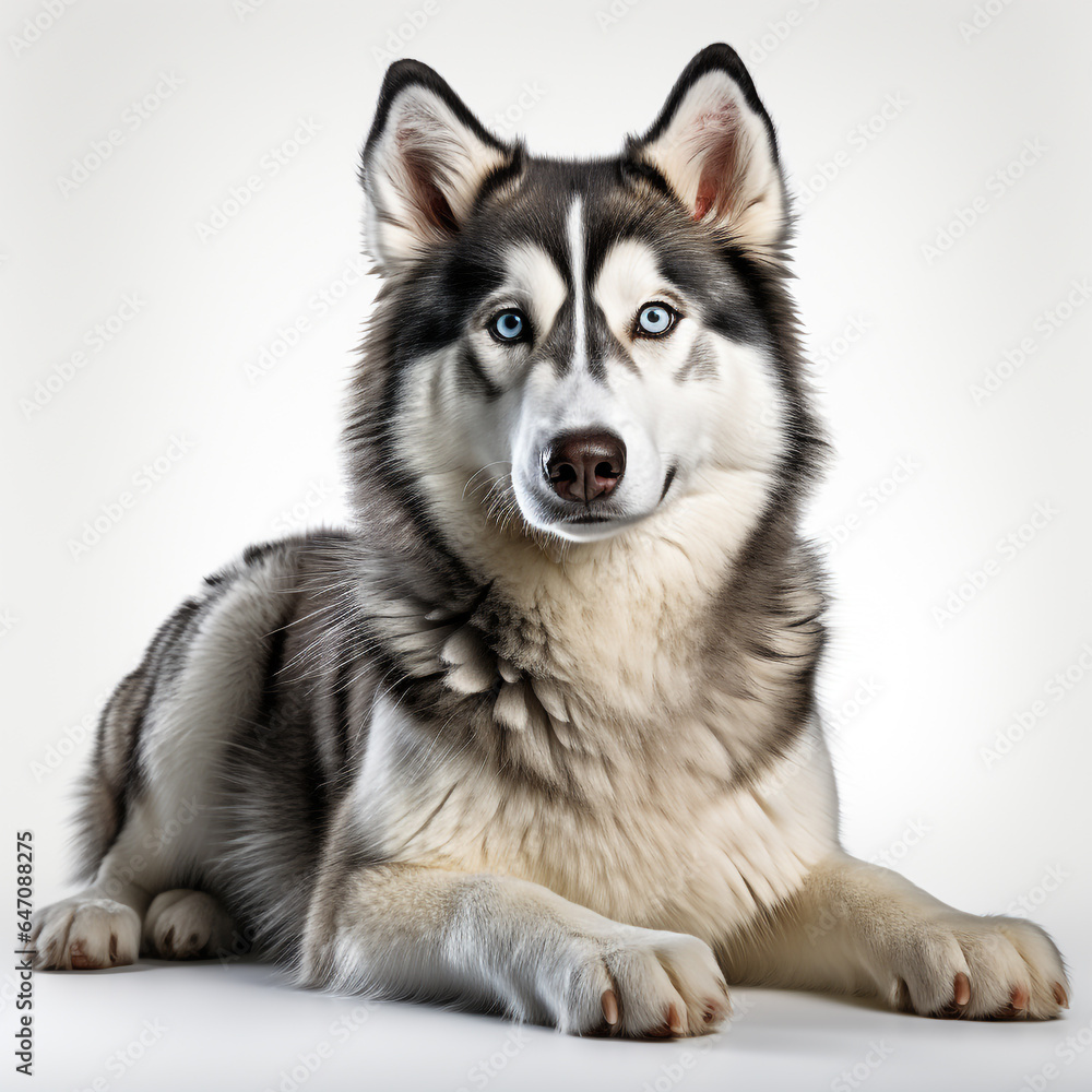 Cute Siberian Husky Dog