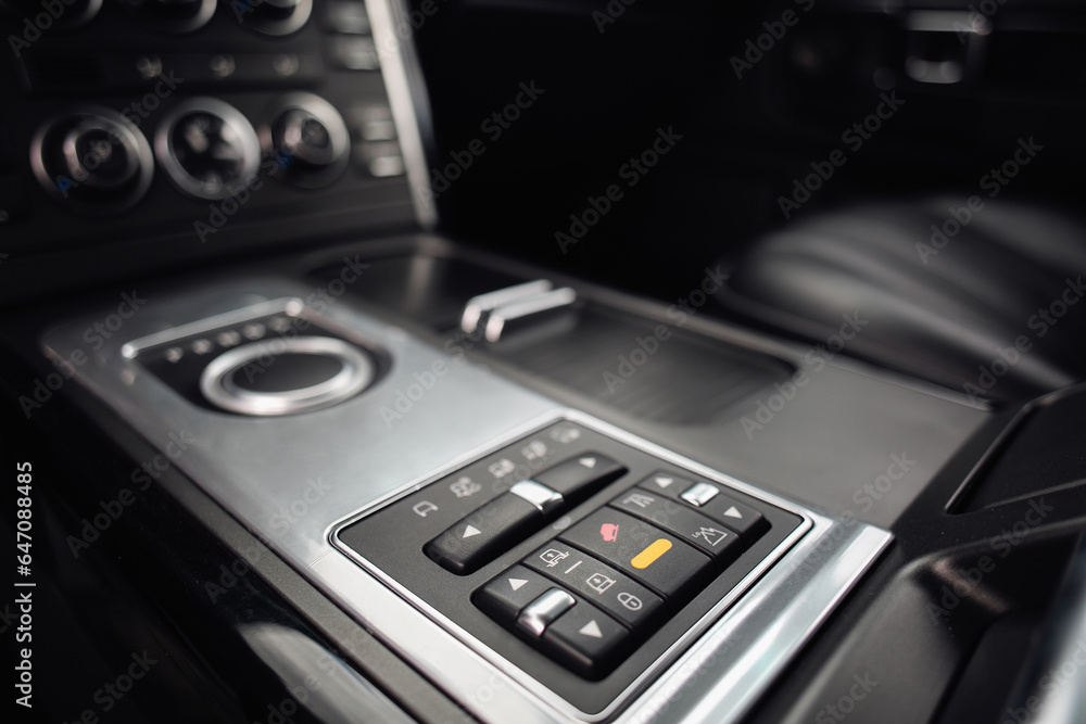 SUV car mode buttons switch . SUV car mode buttons switch .