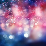 Shining abstract pink blue background, bokeh effect, blur, gradient