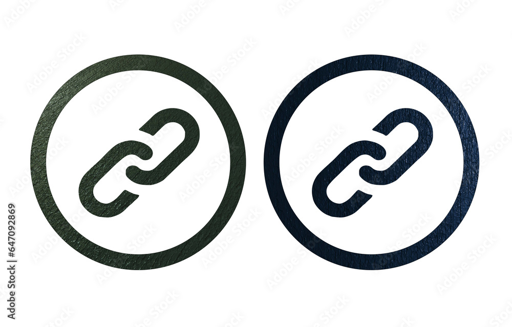 chain icon symbil with texture for luxury brochure invitation ad or web template paper chain icon symbil with texture for luxury brochure invitation ad or web template paper