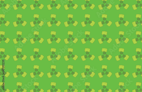 vector green broccoli vegetable smooth pattern