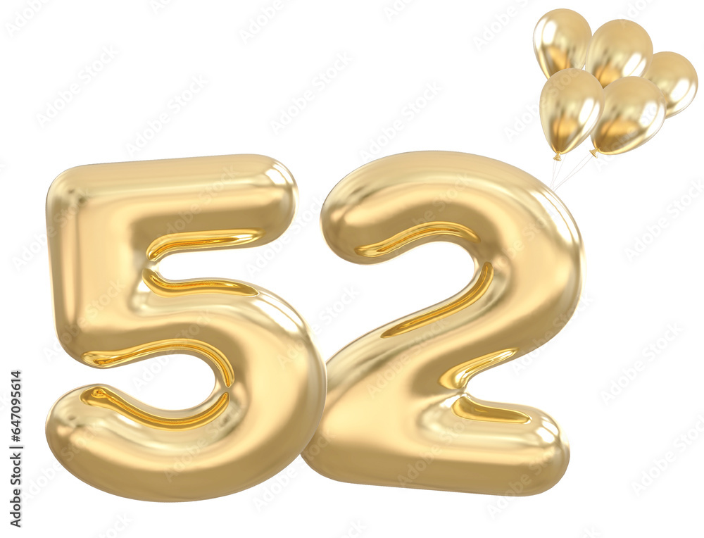 52 nd anniversary - gold number anniversary 52 nd anniversary - gold number anniversary