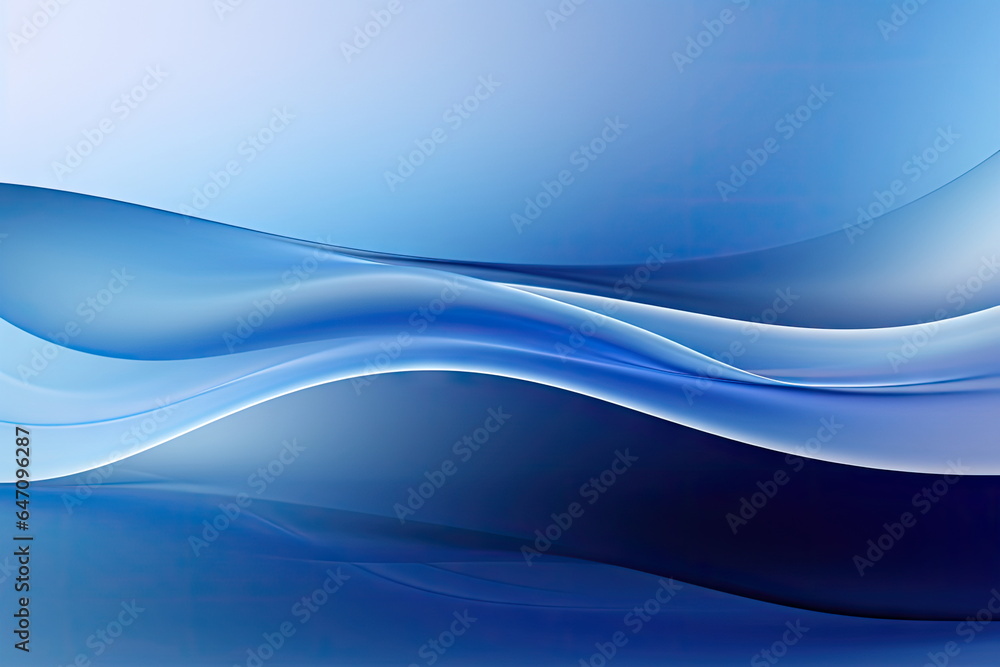 Obraz premium Smooth blue background abstract gradient