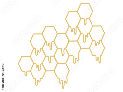 Honeycomb Background Cells Illustration 