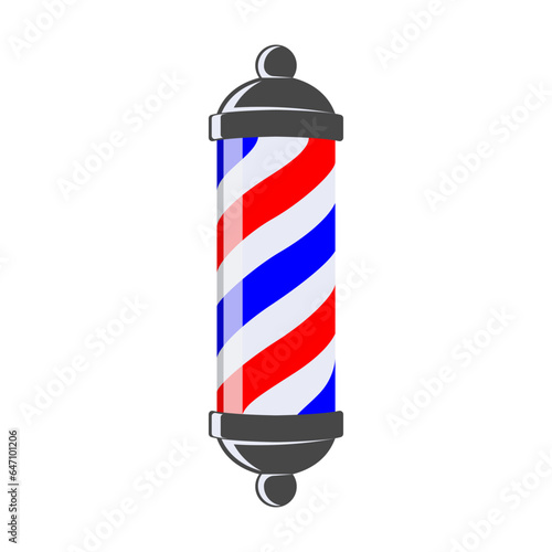 barber pole icon design vector template