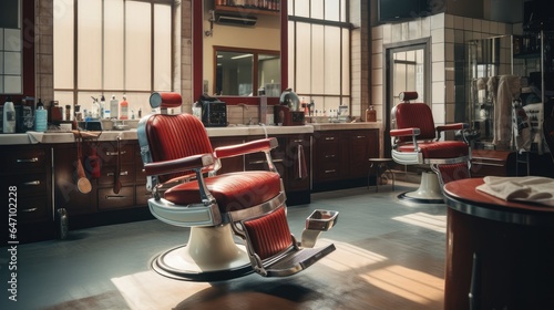 Barbershop room, AI generated Image © musa