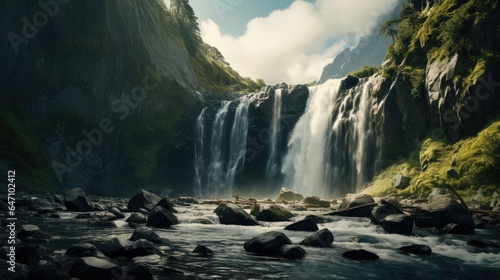 Waterfall  AI generated Image