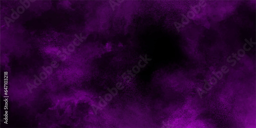 Black and Purple Smoke Background Abstract Colorful Smoke In Dark Background Abstract watercolour night sky background with smoke effect with fog clouds Background .